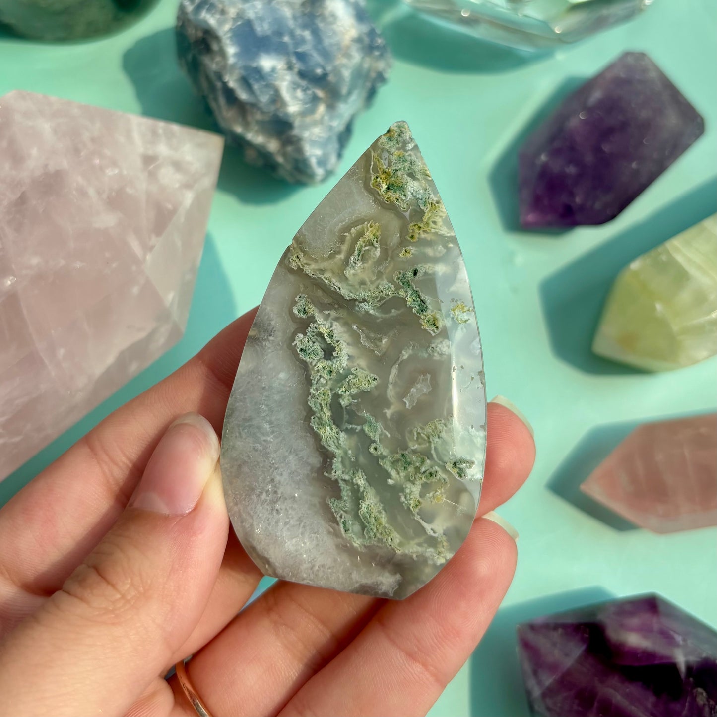 MOSS AGATE FREEFORMS