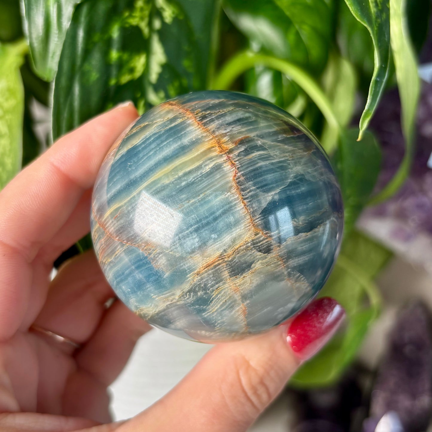 BLUE ONYX SPHERE