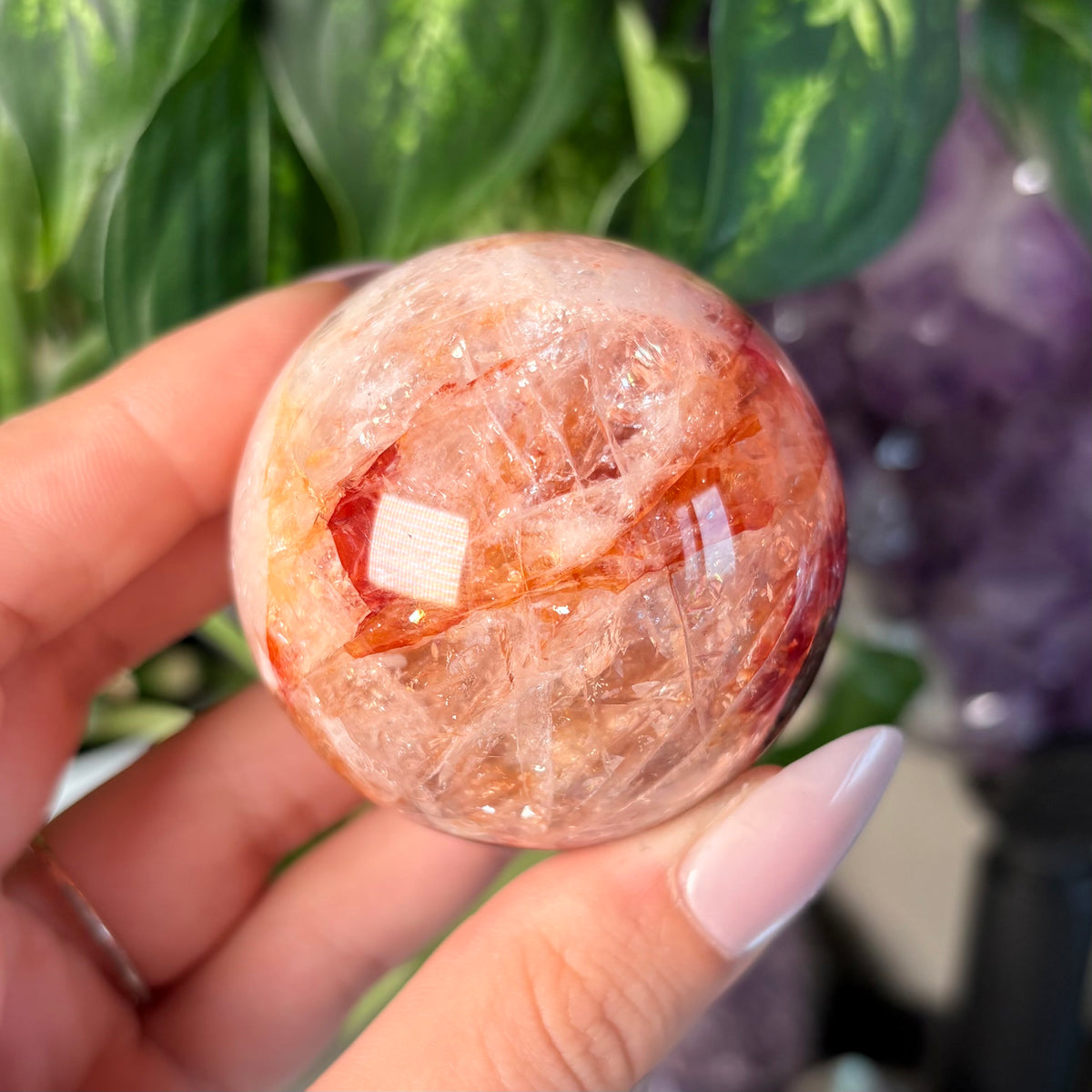 FIRE QUARTZ SPHERES