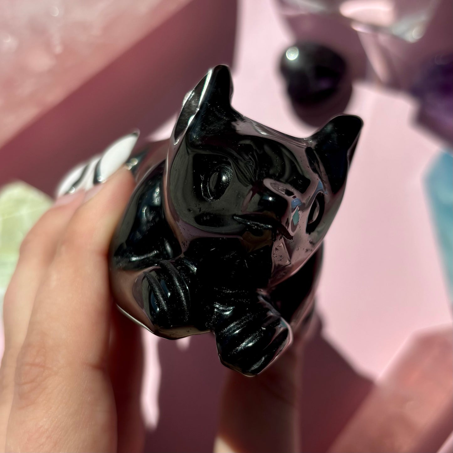 SILVER SHEEN OBSIDIAN RAT - 70