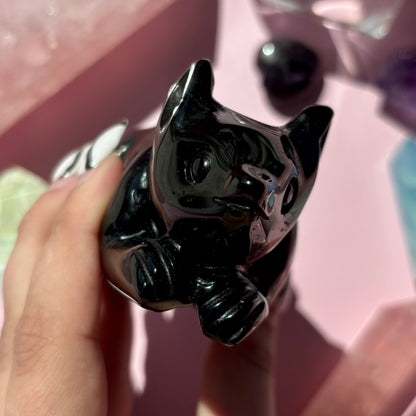 SILVER SHEEN OBSIDIAN RAT - 70