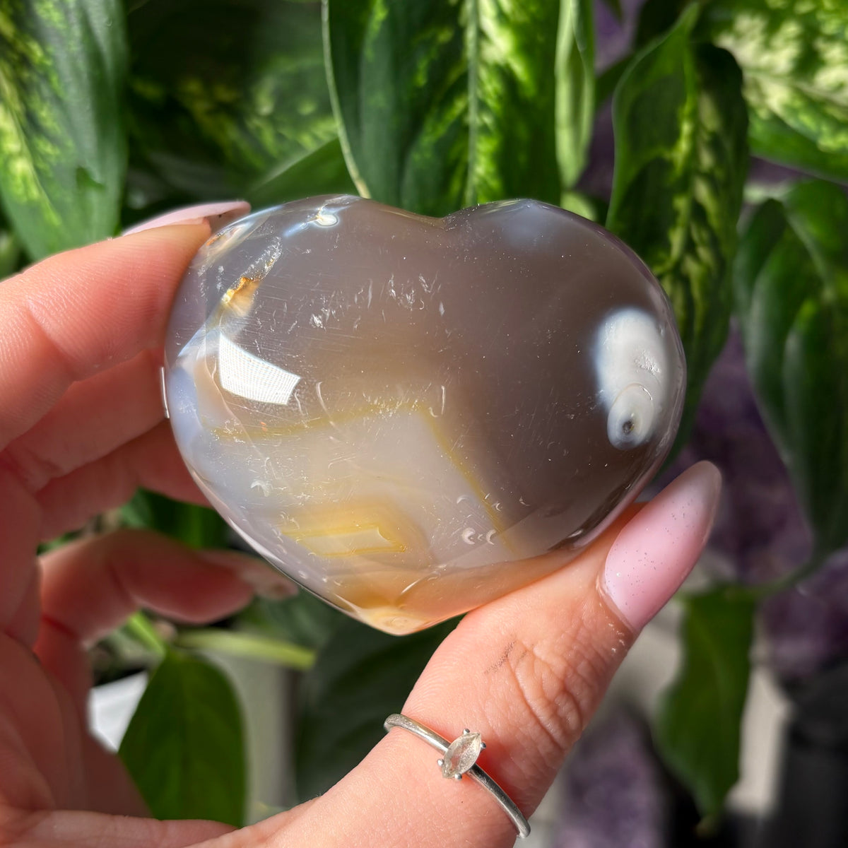 ORCA AGATE HEARTS