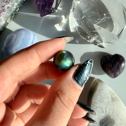 HIGH QUALITY LABRADORITE SPHERE - MINI