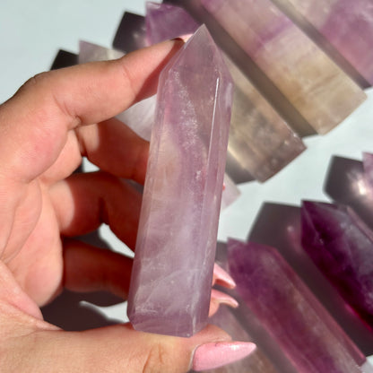 PURPLE FLUORITE TOWERS