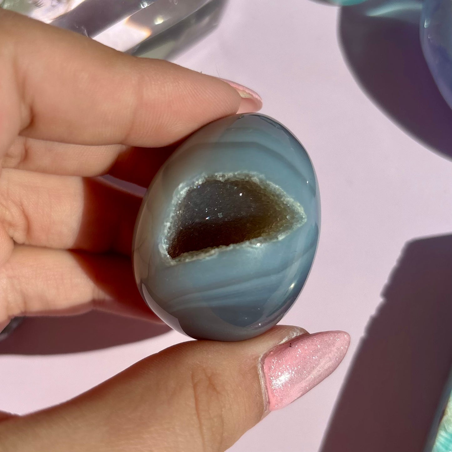 AGATE DRUZY EGGS