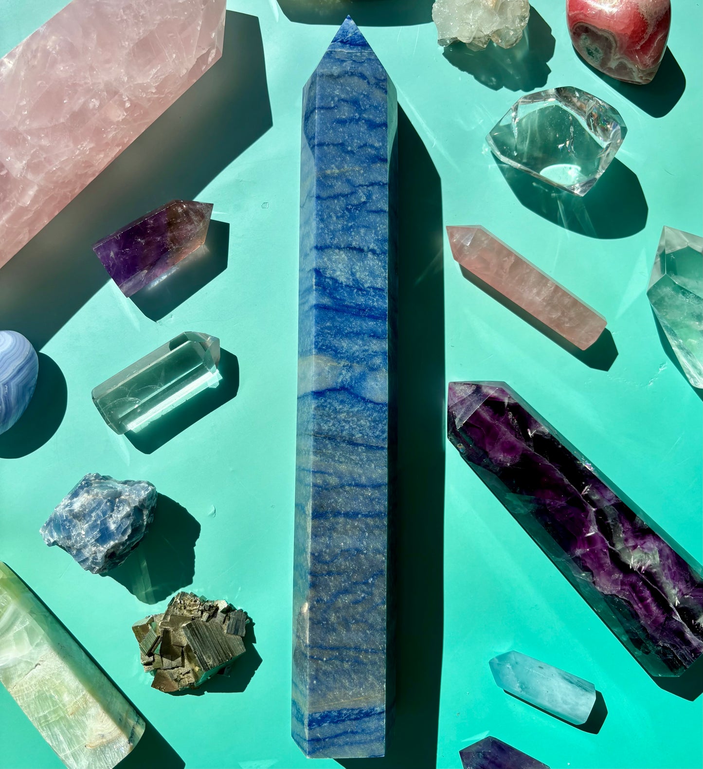 XL BLUE AVENTURINE TOWERS