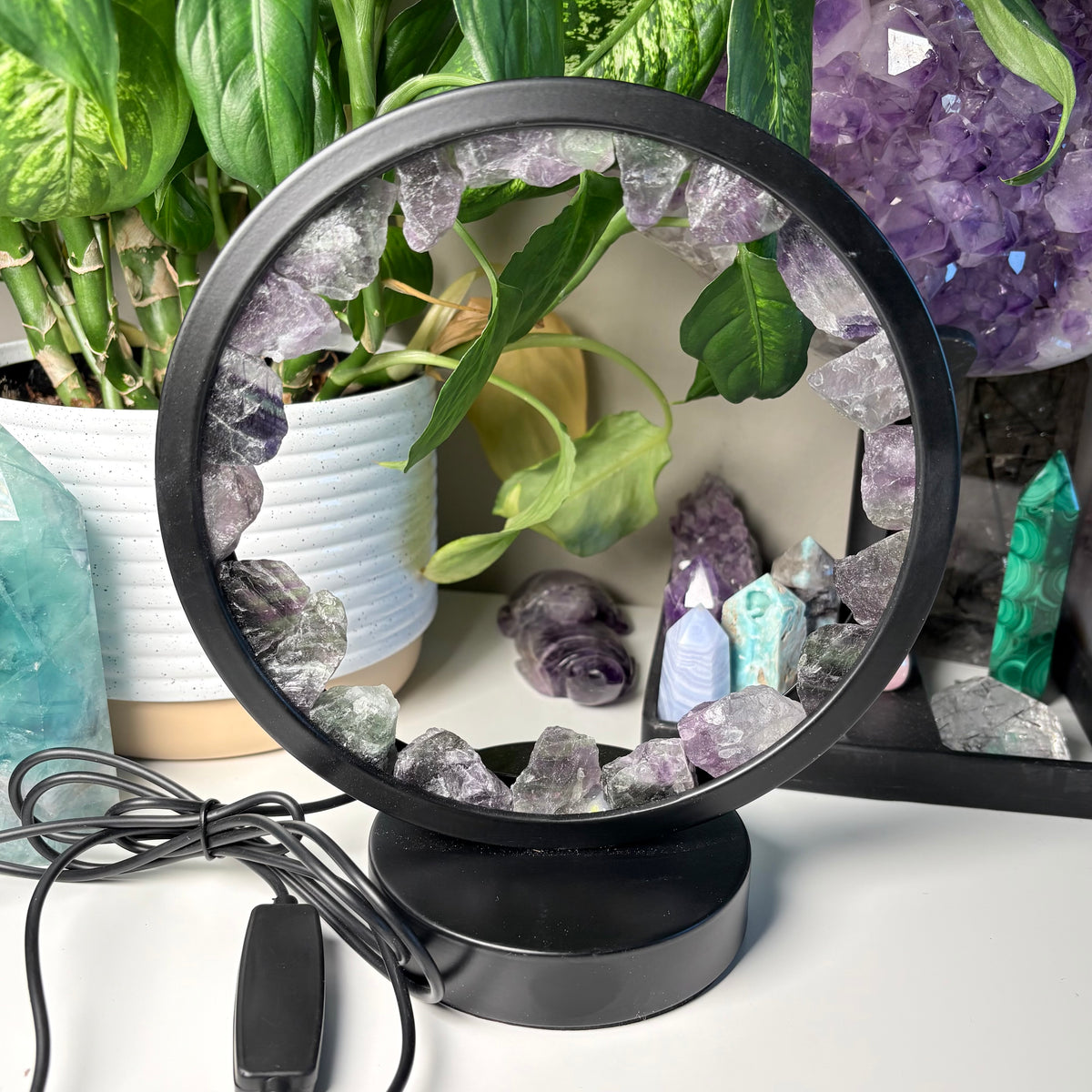 FLUORITE LAMP