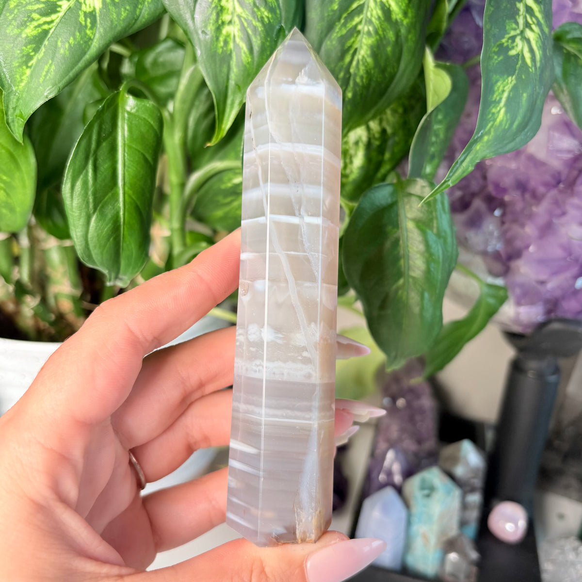 STRIPE AGATE TOWERS