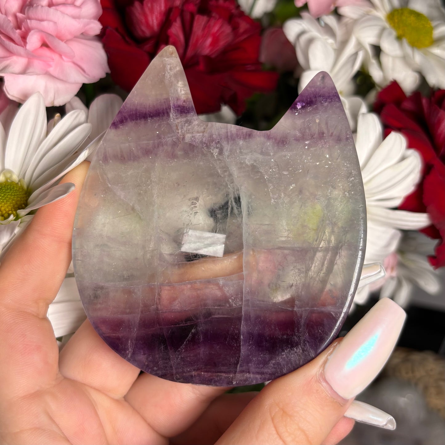 FLUORITE CAT BOWLS