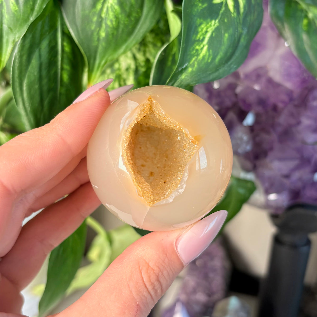AGATE DRUZY SPHERES