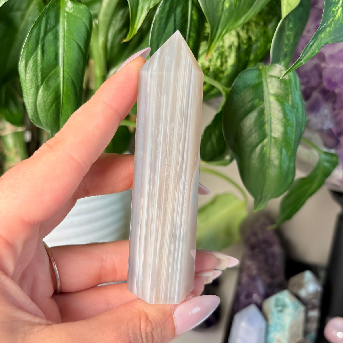 STRIPE AGATE TOWERS
