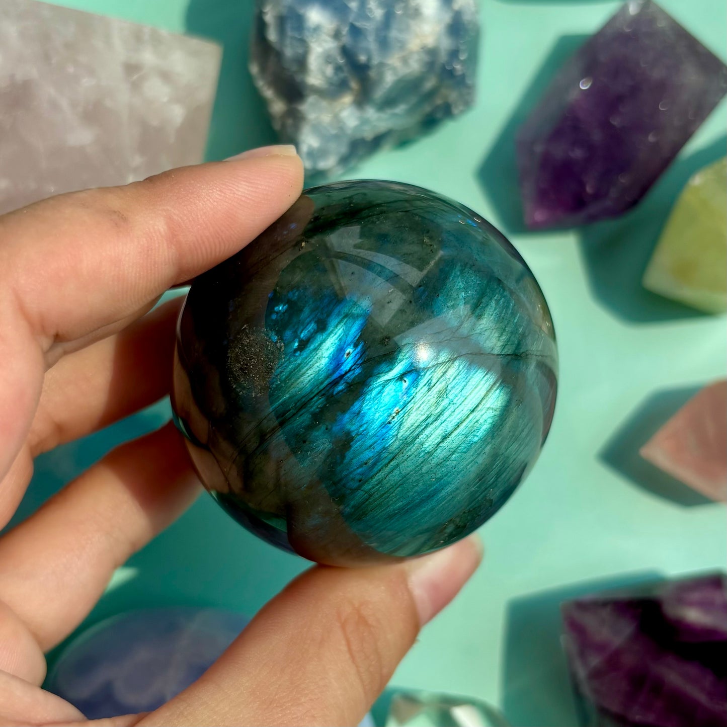 LABRADORITE SPHERES