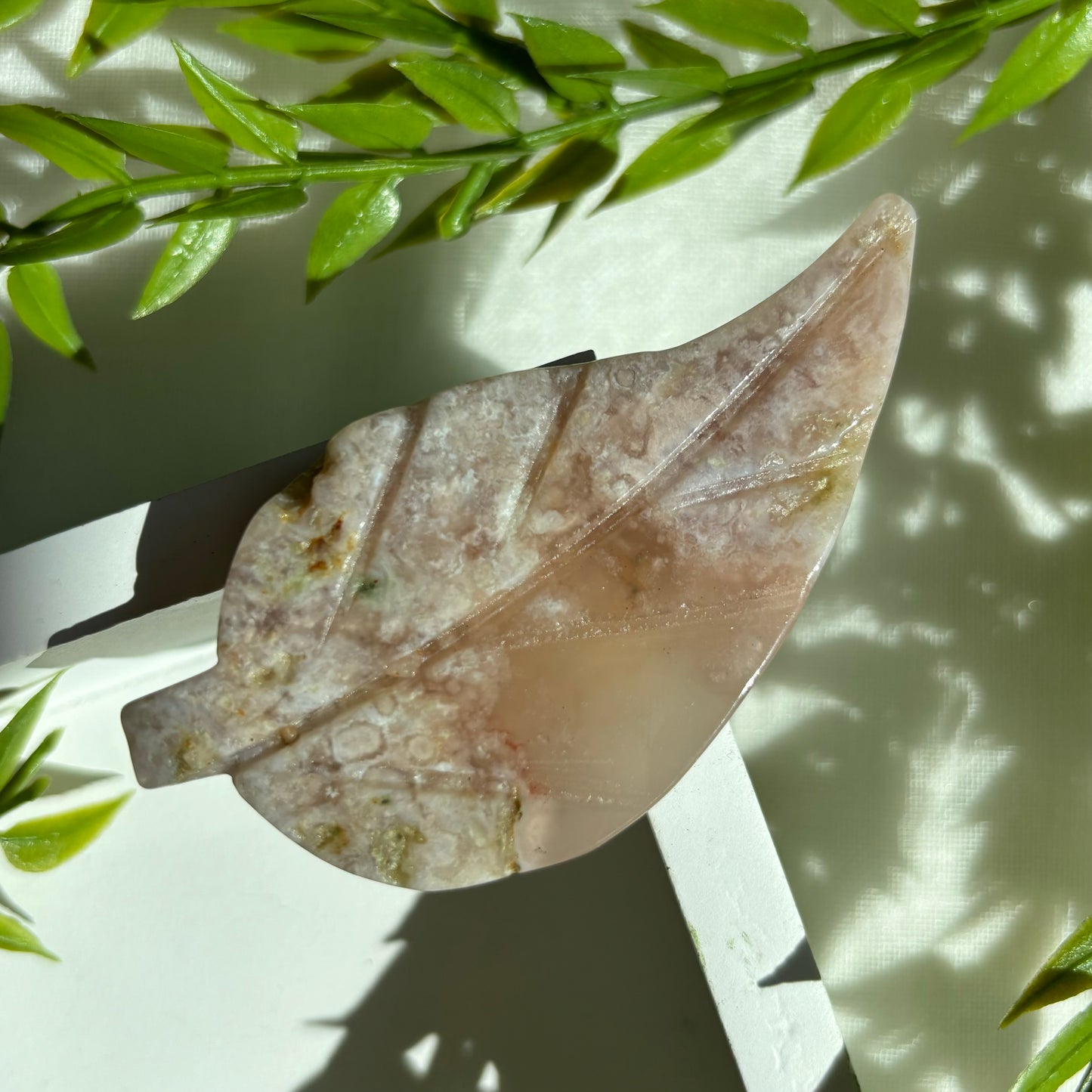 FLOWER AGATE LEAVES