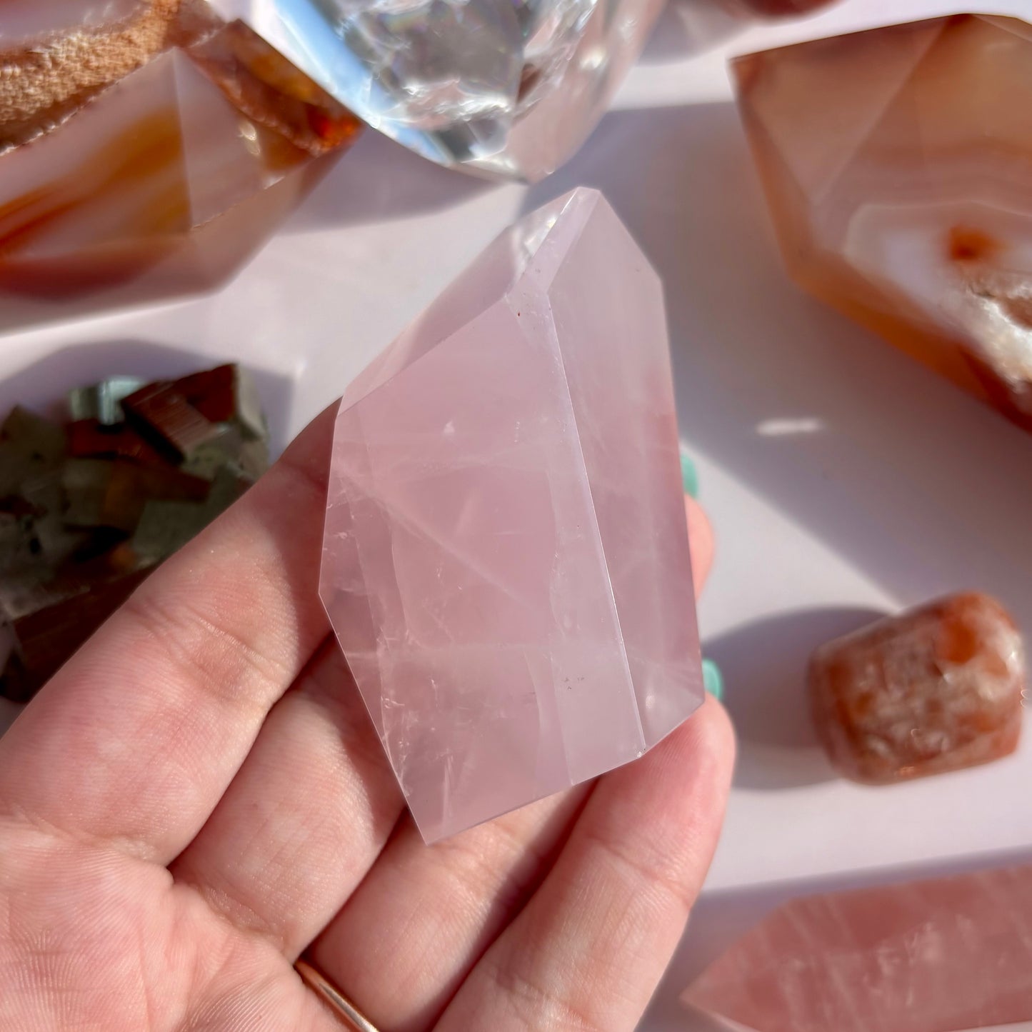 ROSE QUARTZ FREEFORMS