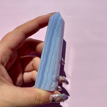 BLUE LACE AGATE TOWERS
