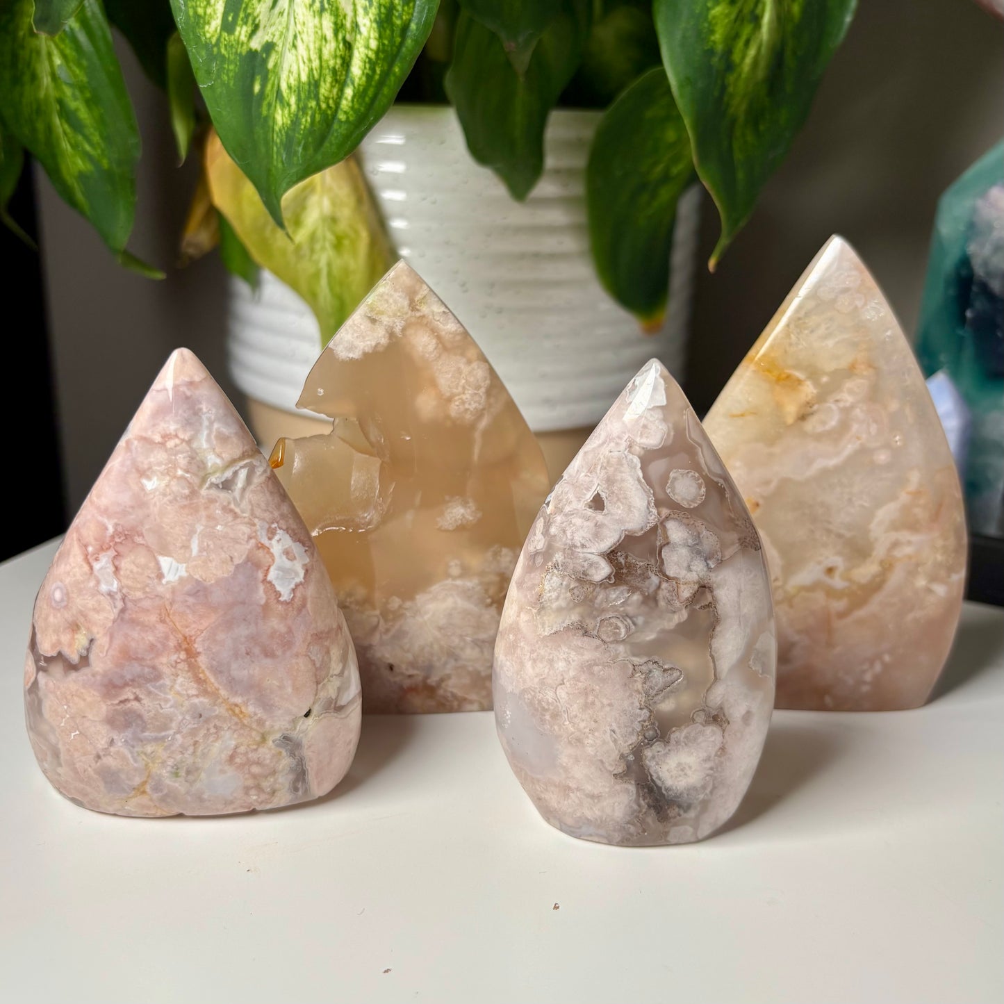 FLOWER AGATE FREEFORMS