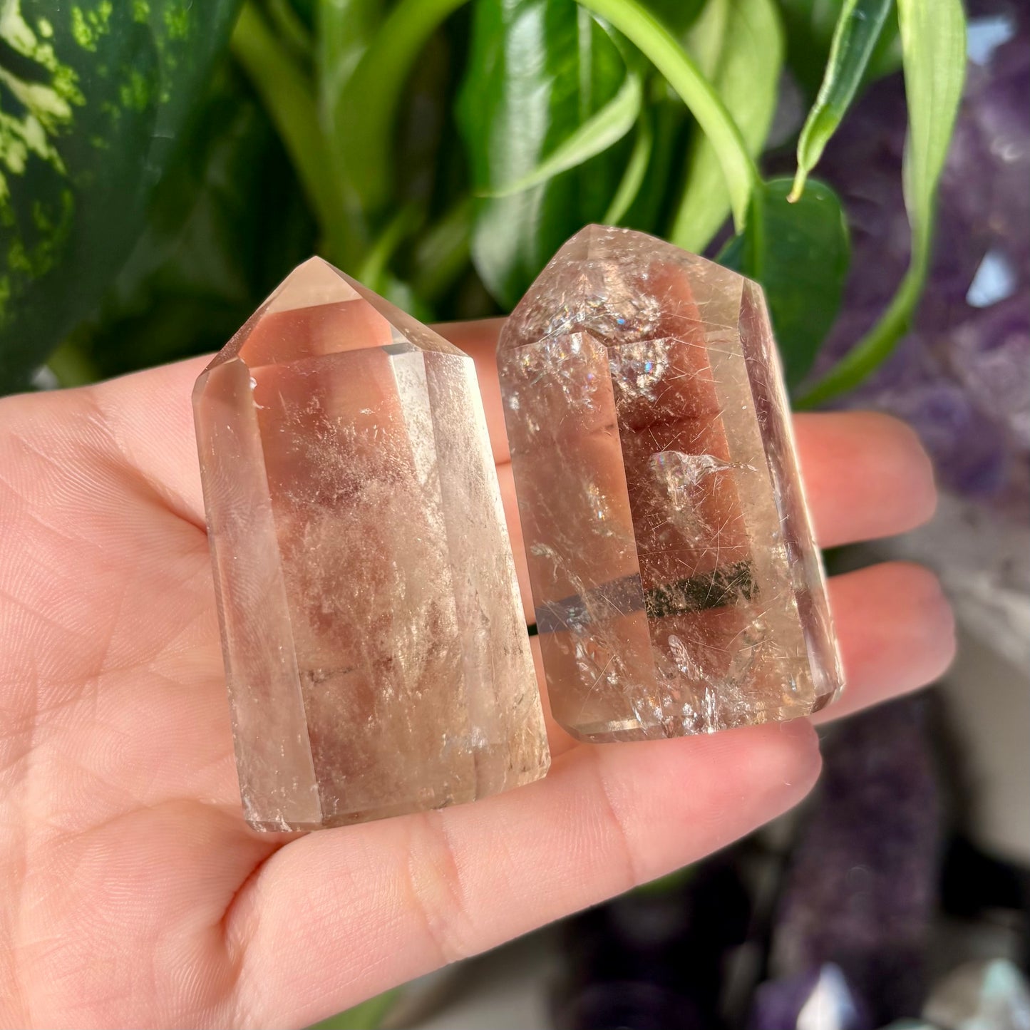 SMOKY QUARTZ TOWERS