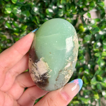 GREEN CHRYSOPASE PALMSTONES