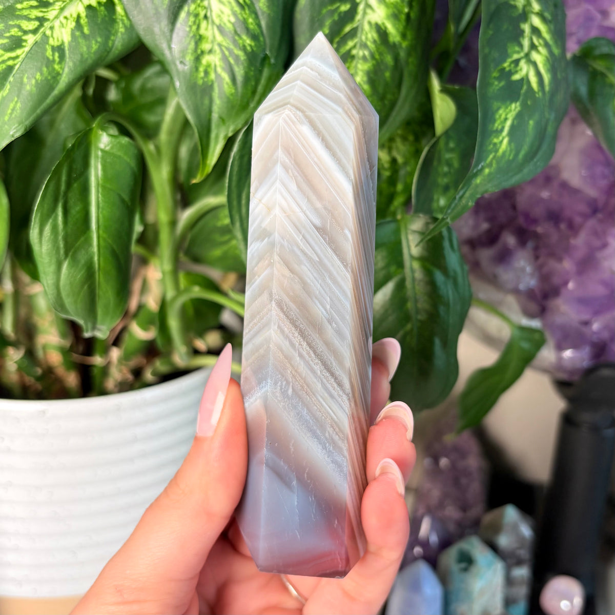 STRIPE AGATE TOWERS