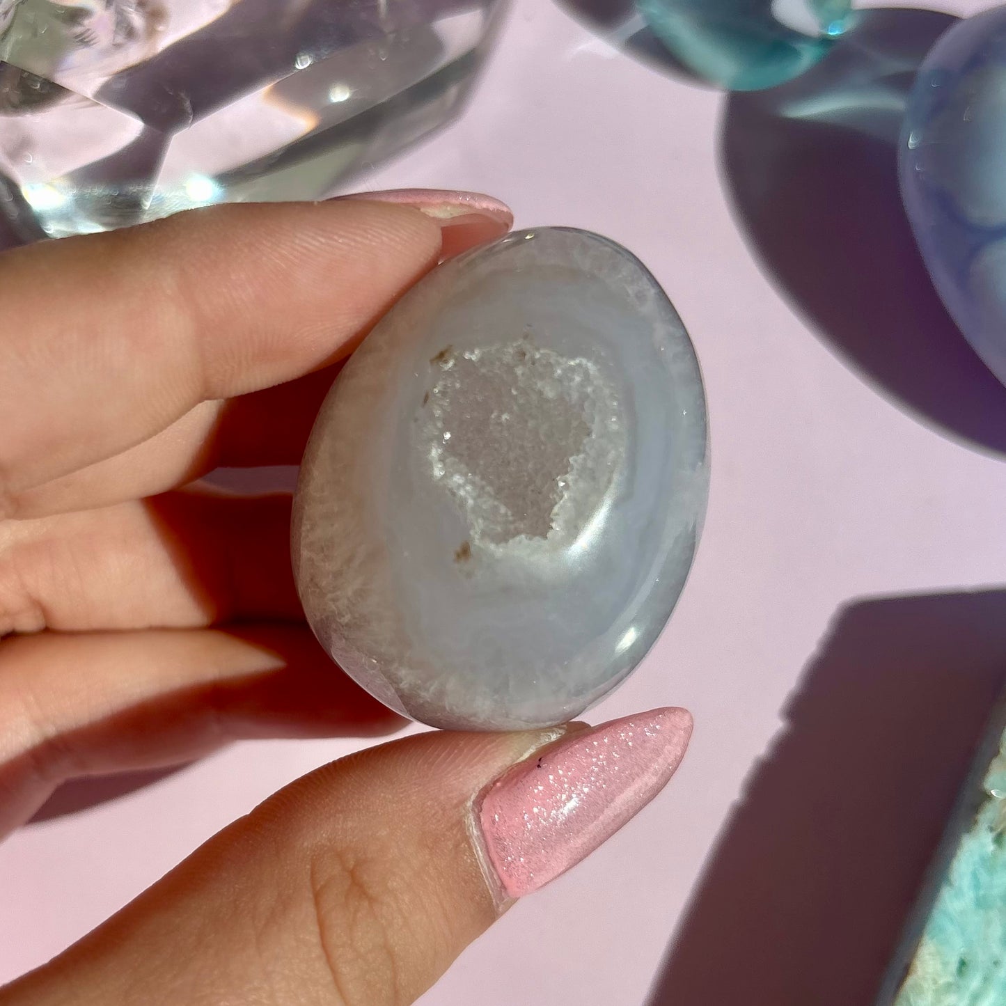 AGATE DRUZY EGGS