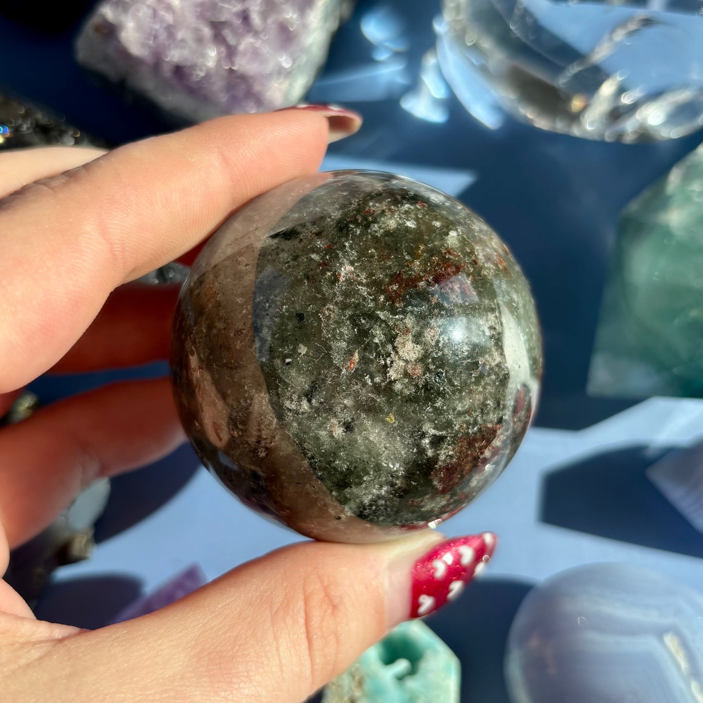 GARDEN QUARTZ SPHERES