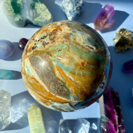 SKY BLUE QUARTZ SPHERES