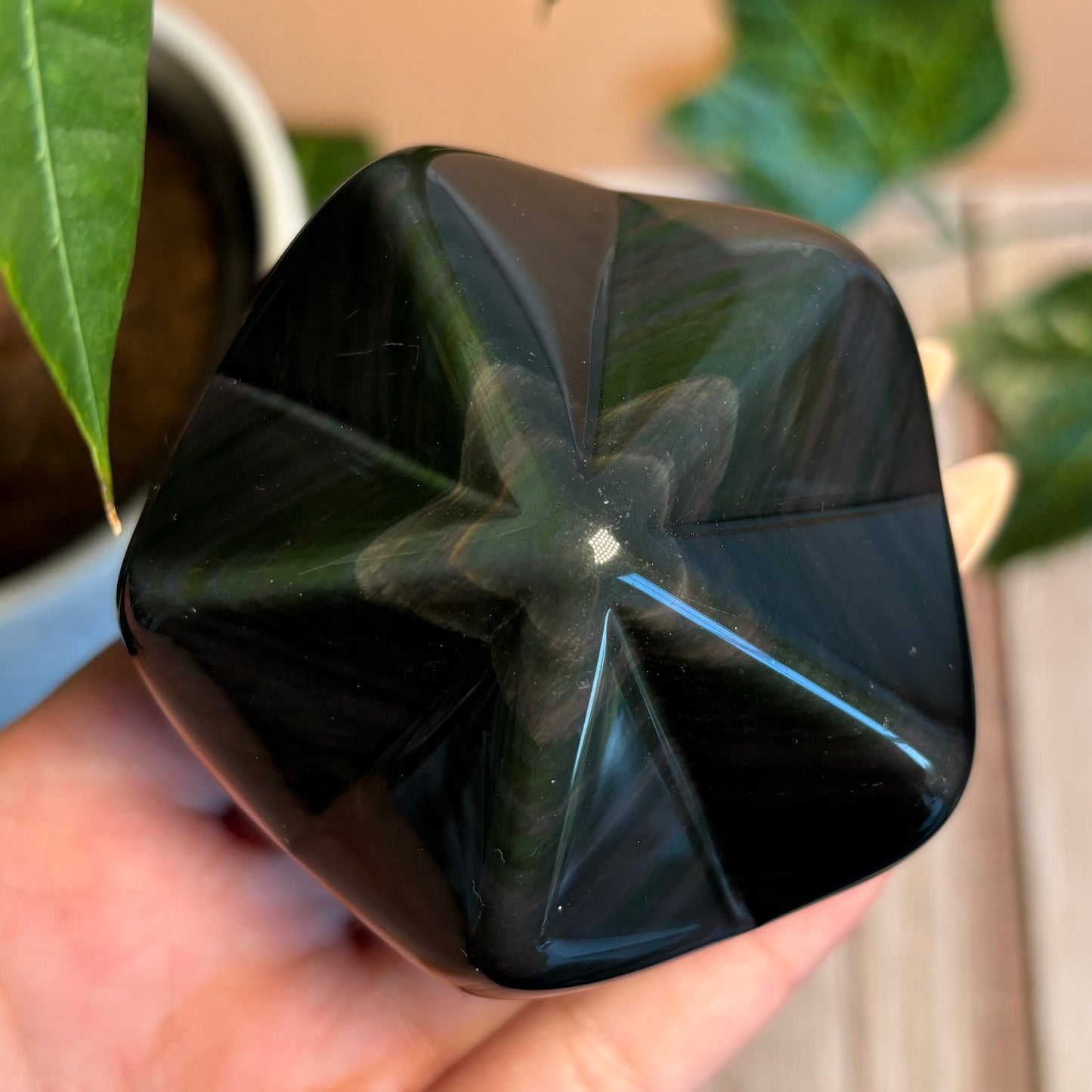 RAINBOW OBSIDIAN STAR