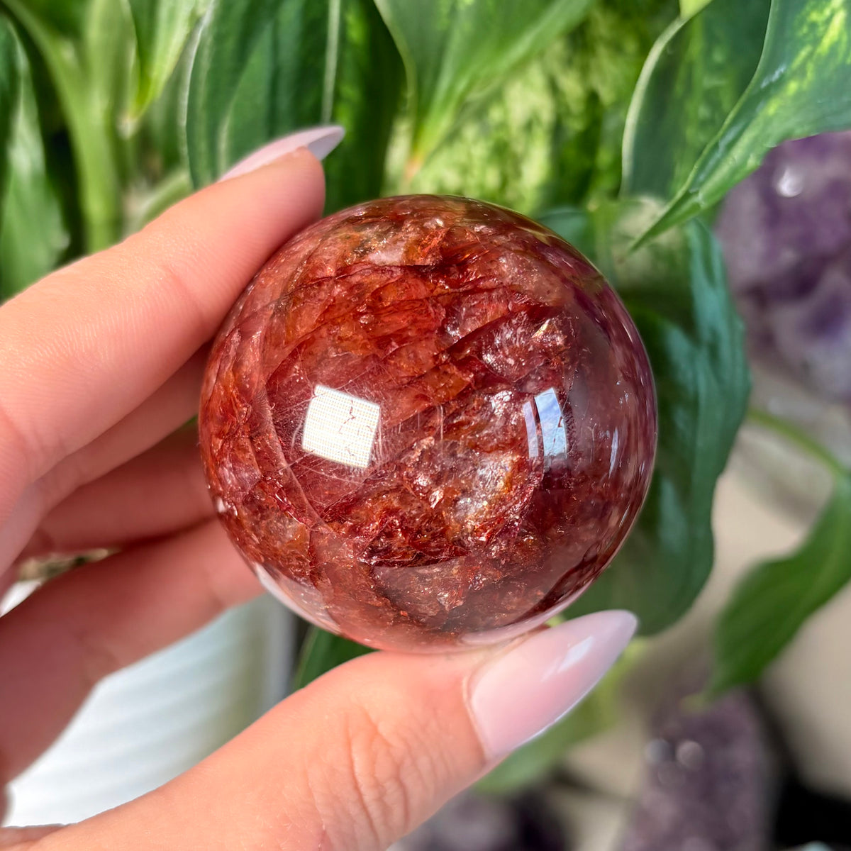 FIRE QUARTZ SPHERES