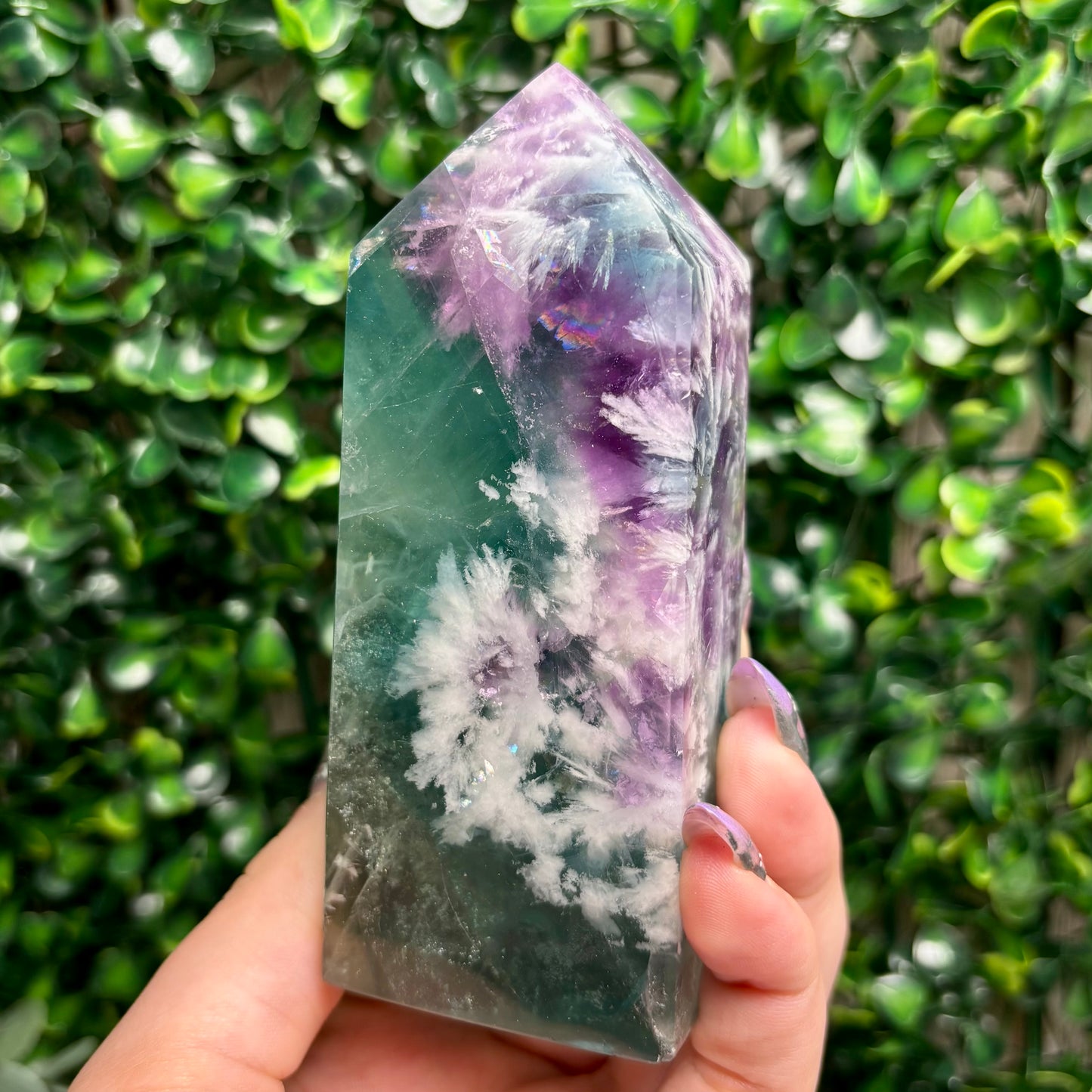 FEATHER FLUORITE TOWERS