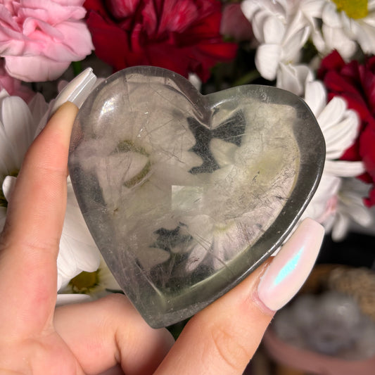 FLUORITE HEART BOWLS