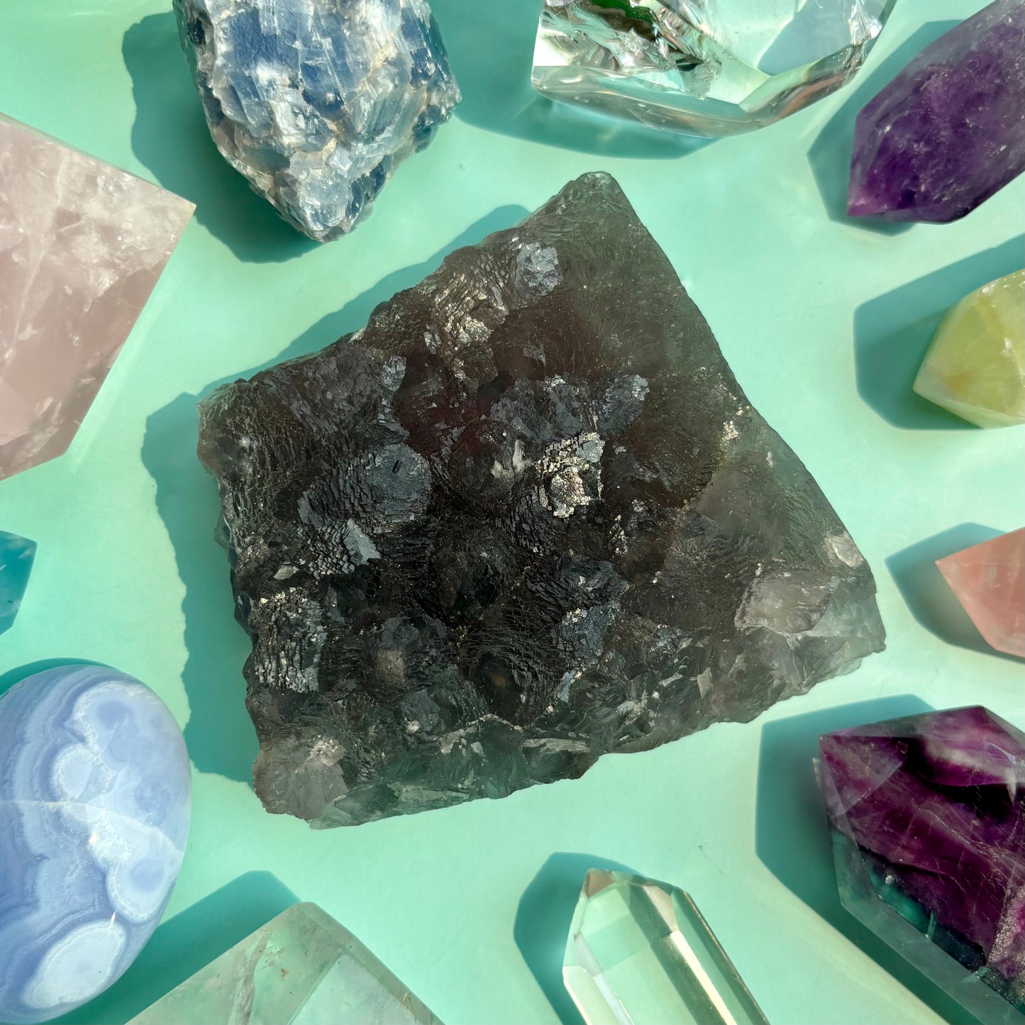 RAW FLUORITE SPECIMENS
