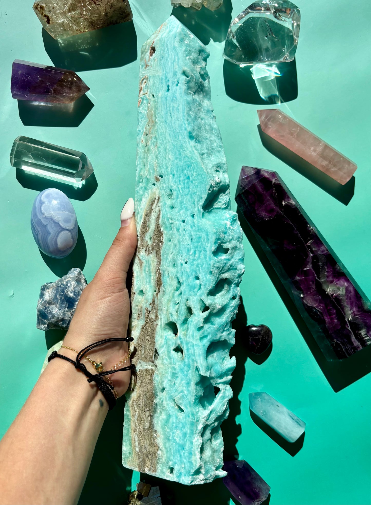 XL HEMIMORPHITE TOWERS