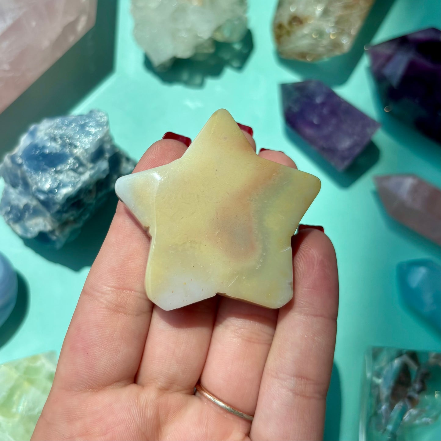 FLOWER AGATE STAR