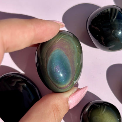 RAINBOW OBSIDIAN MINI PALMSTONES