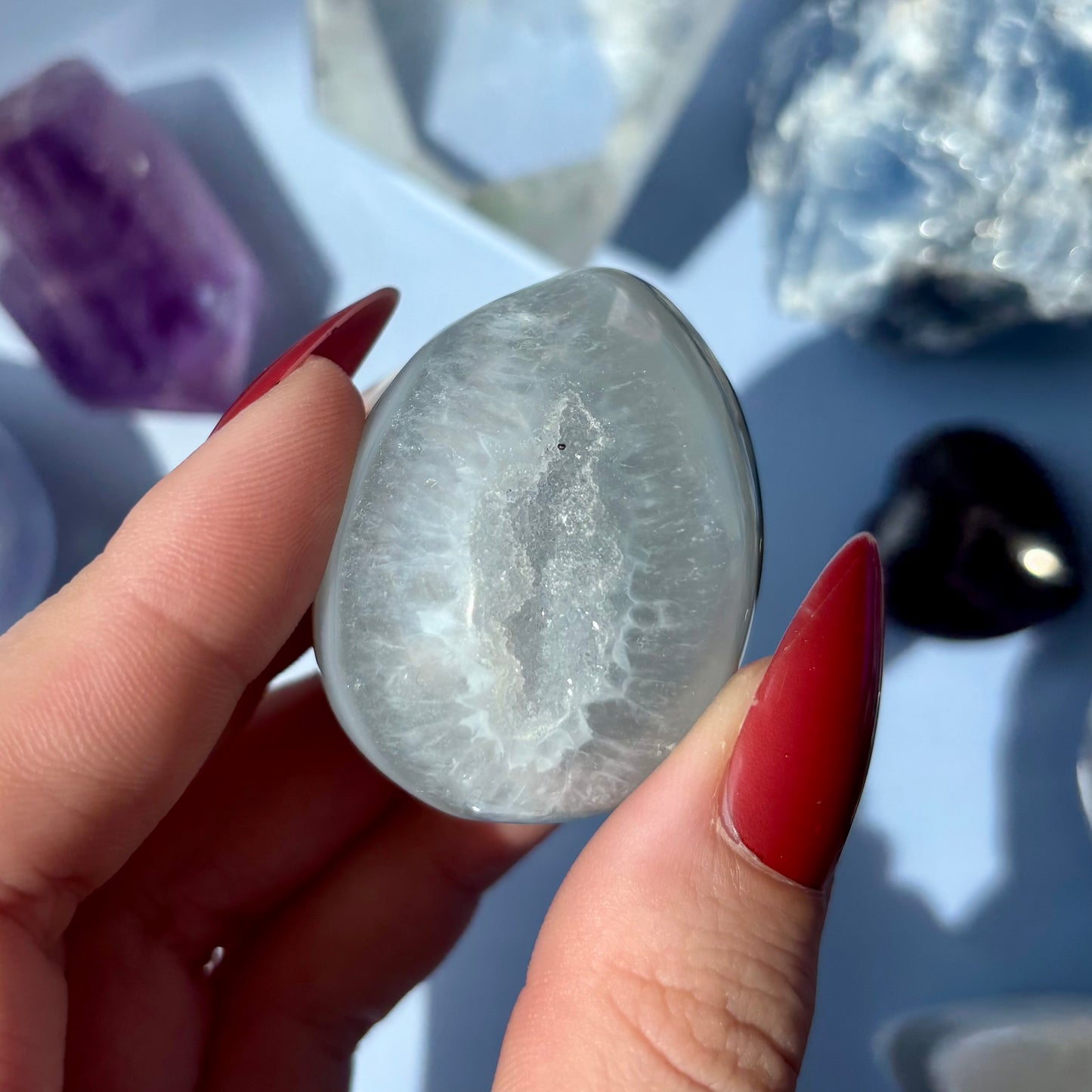 AGATE DRUZY EGGS