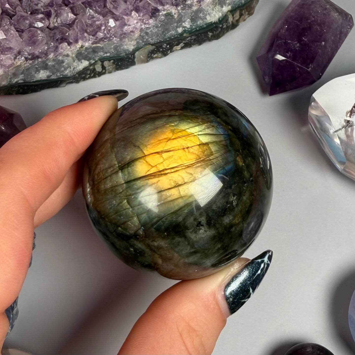 LABRADORITE SPHERES