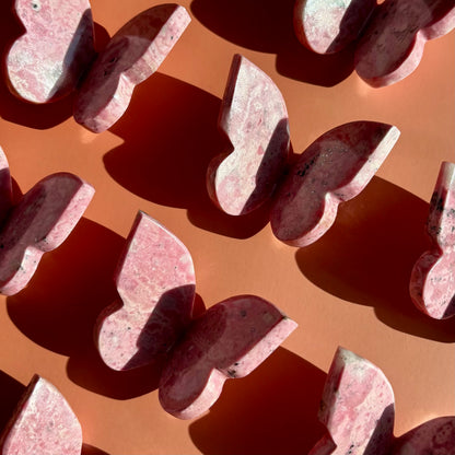 RHODONITE BUTTERFLY
