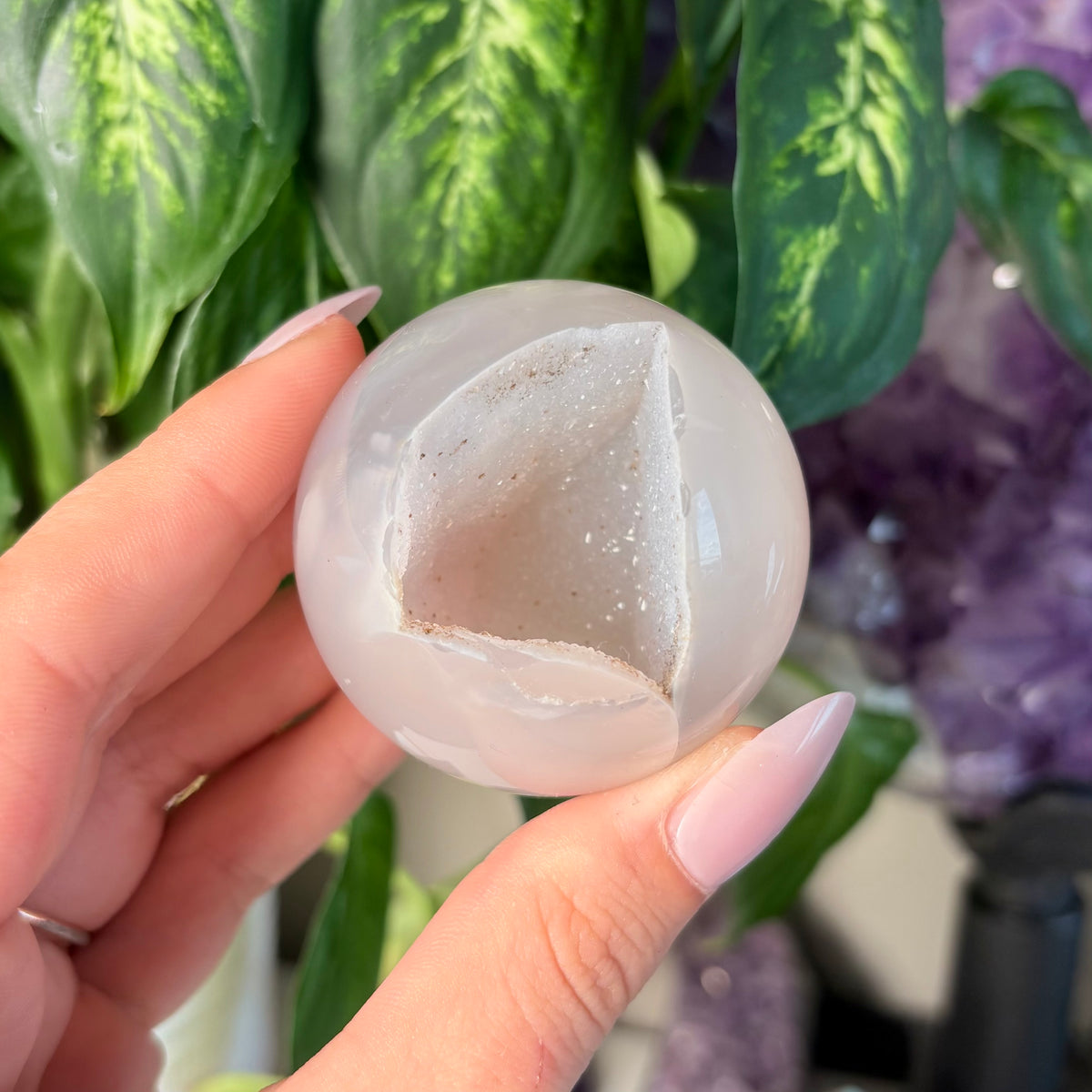 AGATE DRUZY SPHERES