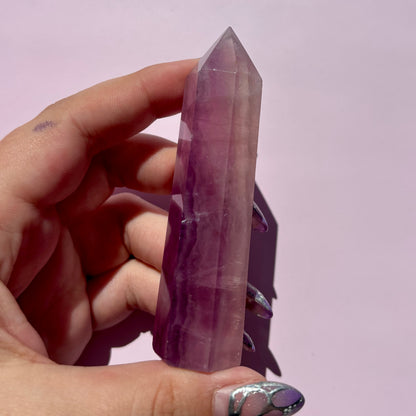 PURPLE FLUORITE TOWERS
