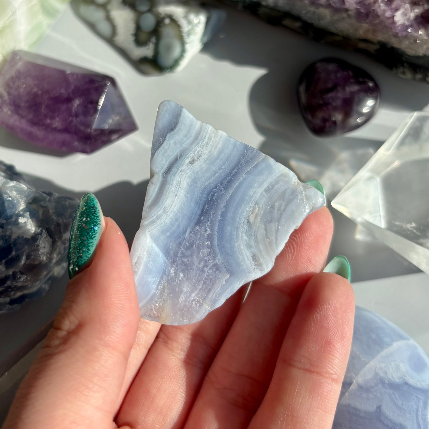 BLUE LACE AGATE FREEFORM