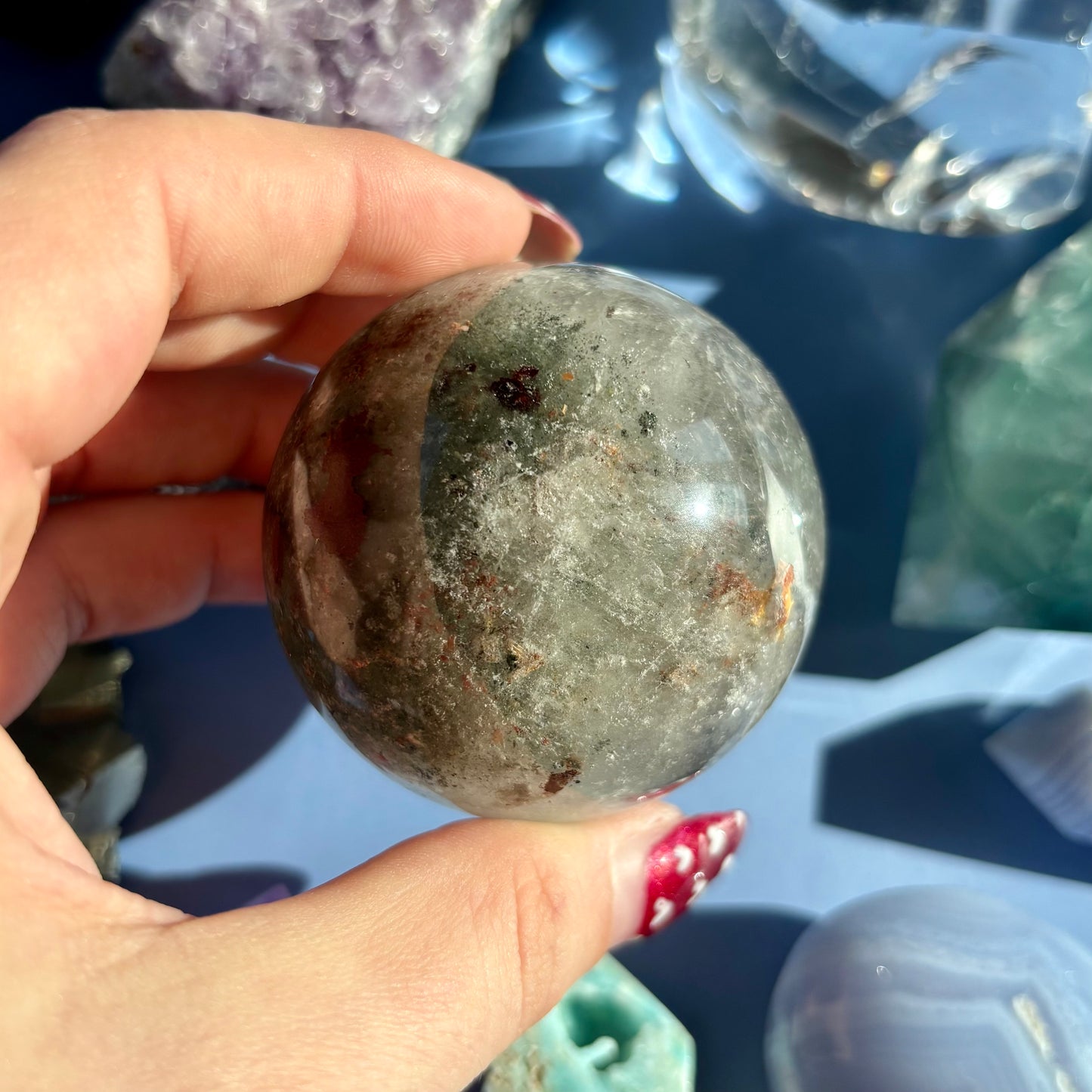 GARDEN QUARTZ SPHERES