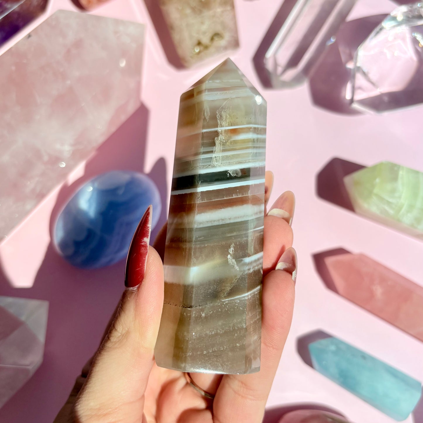 STRIPE AGATE TOWER
