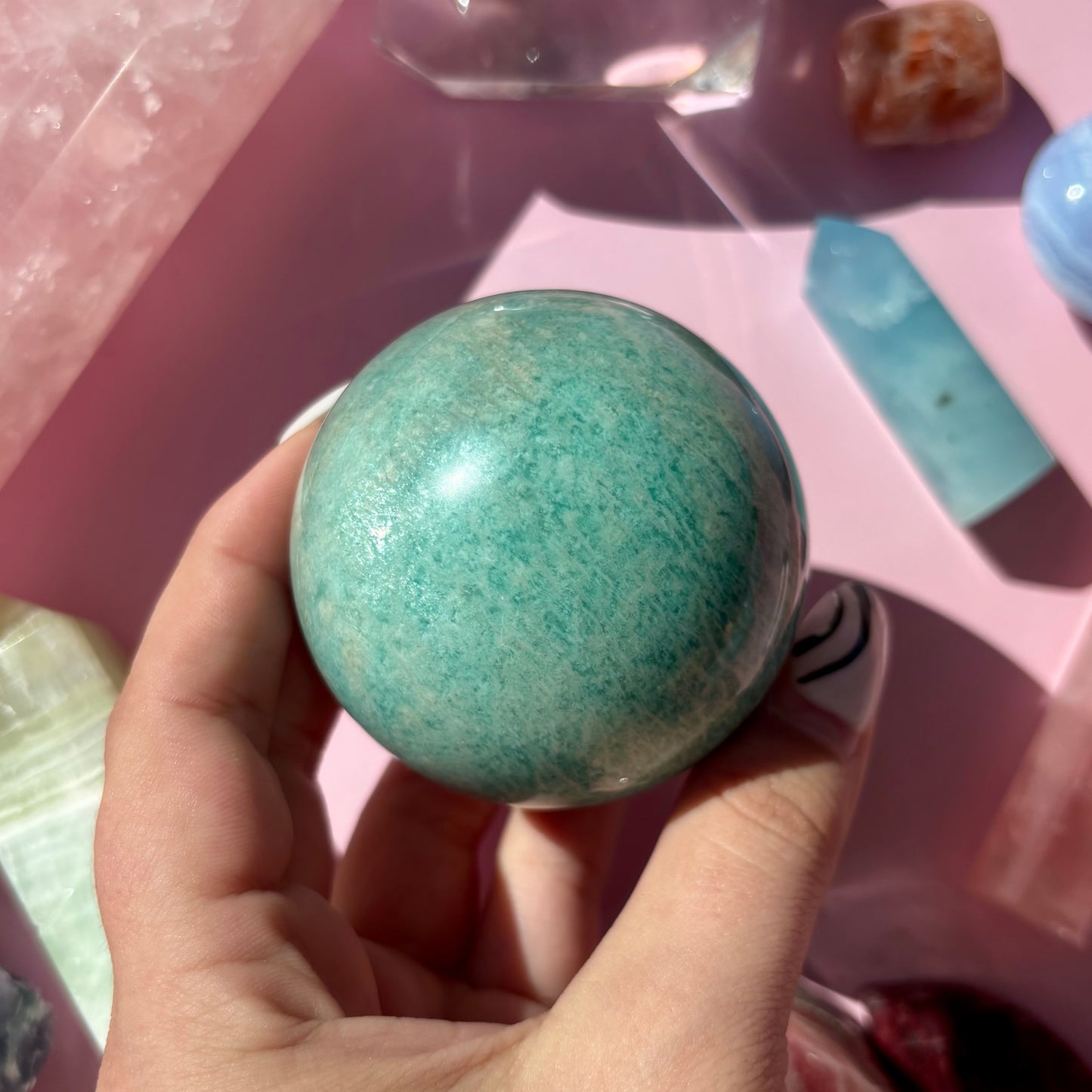 AMAZONITE SPHERES