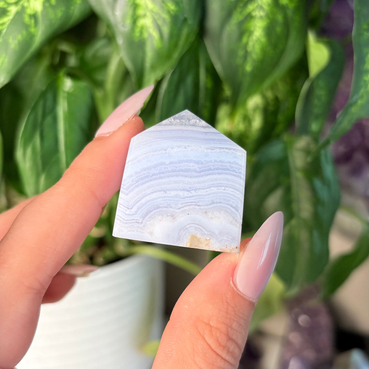 BLUE LACE AGATE TOWERS