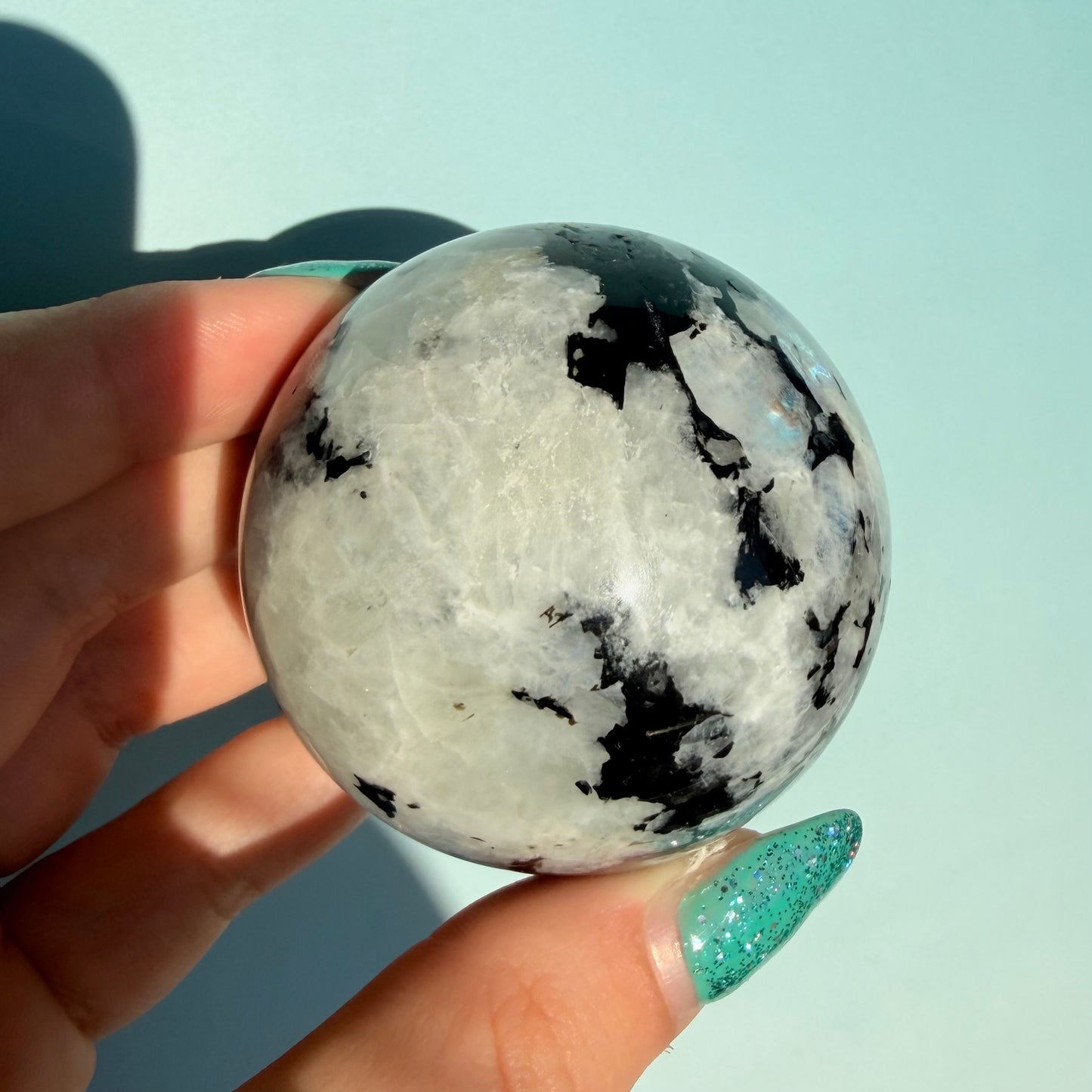 RAINBOW MOONSTONE SPHERES