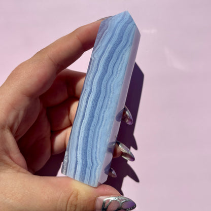 BLUE LACE AGATE TOWERS