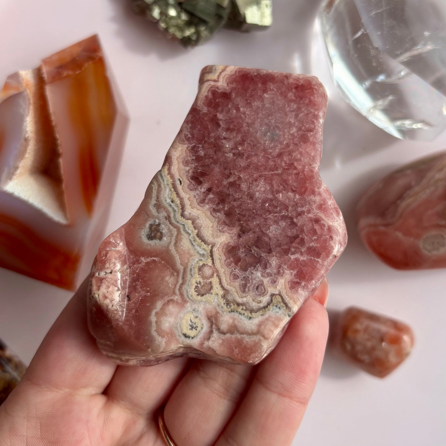 RHODOCHROSITE FREEFORMS