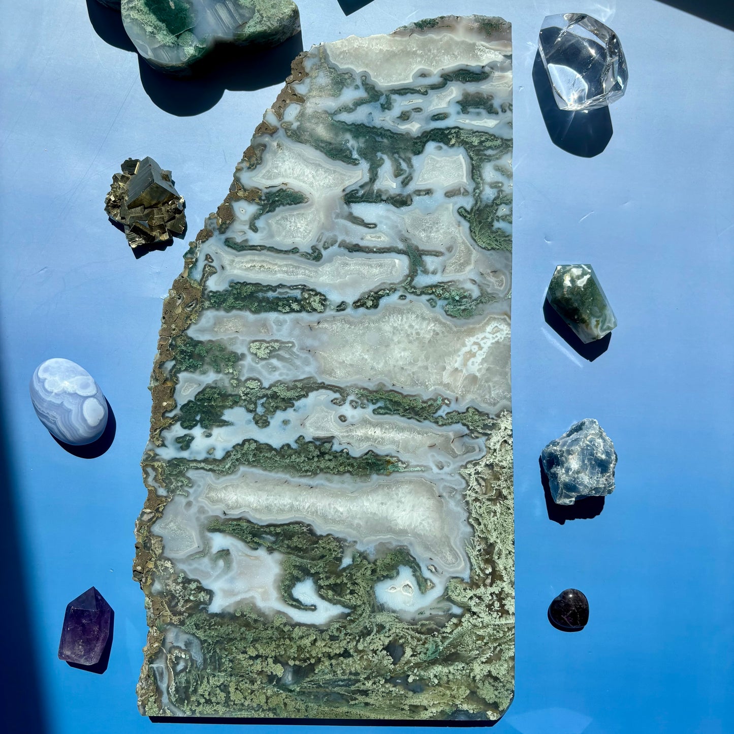 MOSS AGATE SLABS - XL