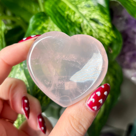 ROSE QUARTZ HEART DISH