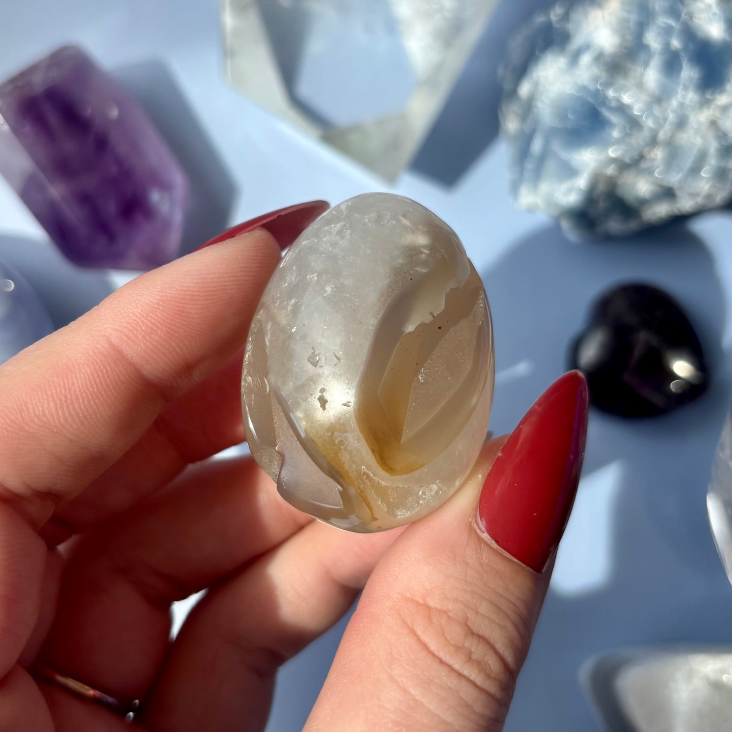 AGATE DRUZY EGGS